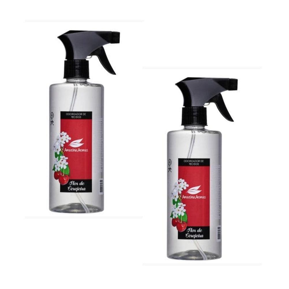 Odorizador De Tecido Flor De Cerejeira Amazônia 500Ml Kit