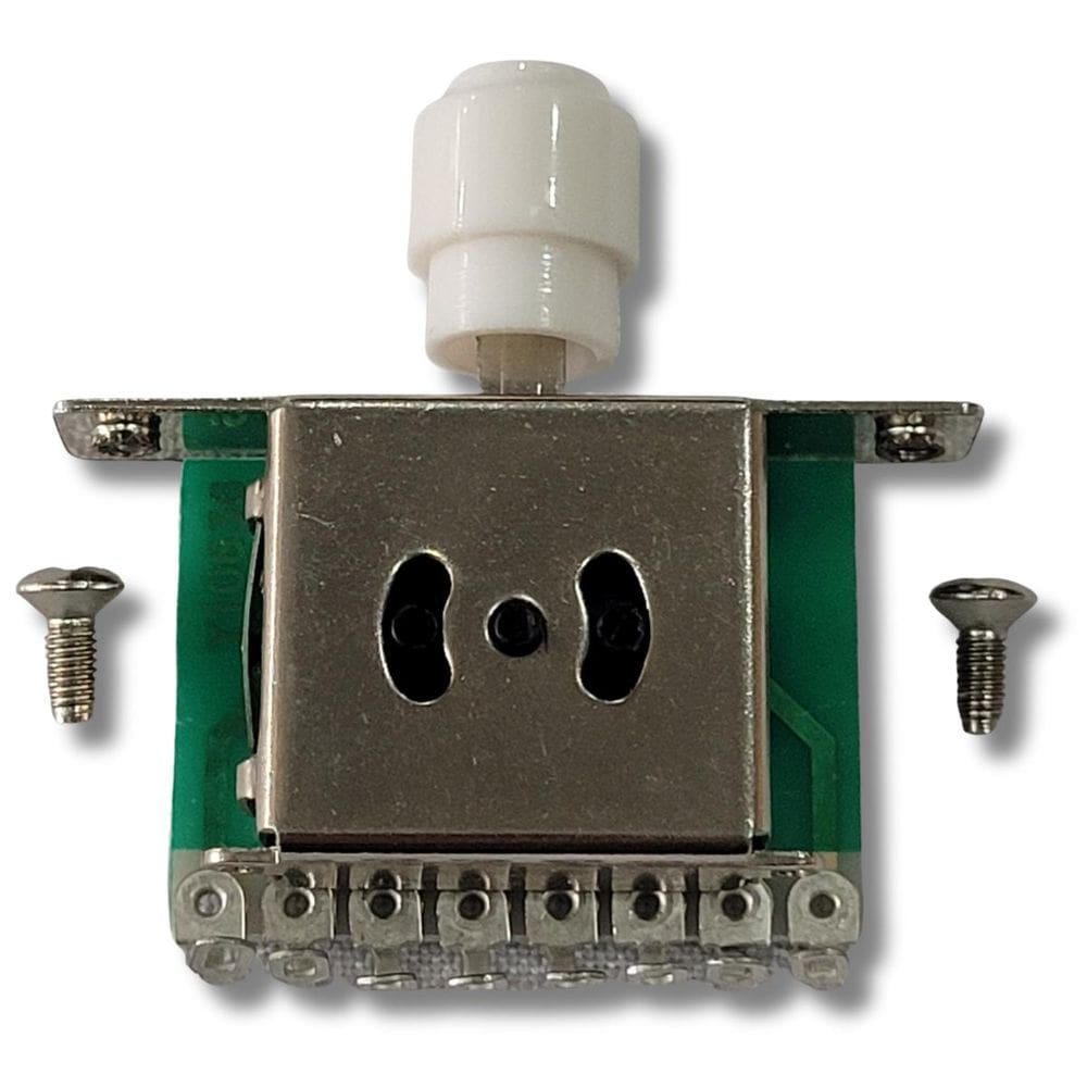 Chave Seletora Tele Standard 3 Posições Pacote Com 6 Branca