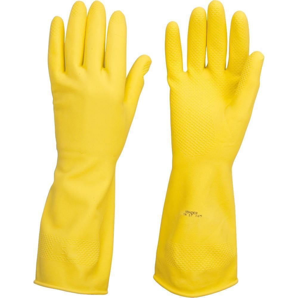 Luva Látex Xg Amarela Com Forro Ca17165 Vonder
