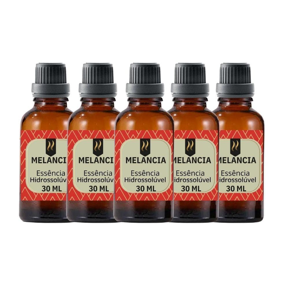 Super Kit 5 Essências A Base Água Hidrossolúvel 30Ml Difusor