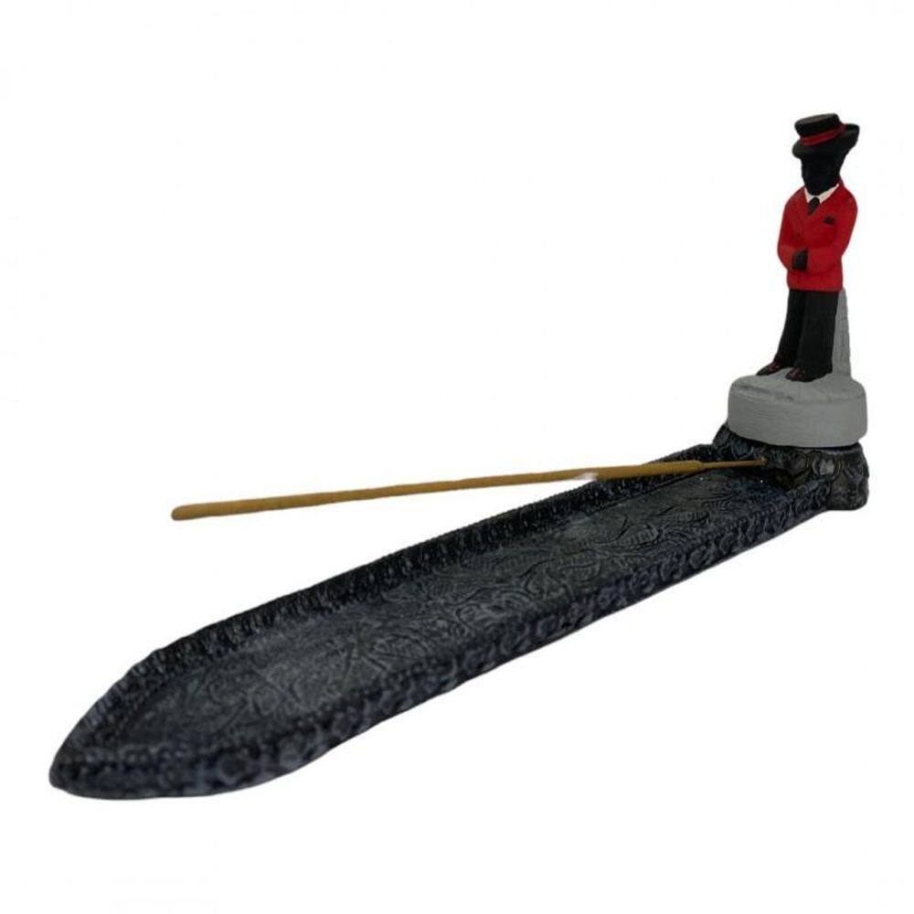 Incensário Régua Zé Pelintra Em Resina 24 Cm-Escolha A Cor