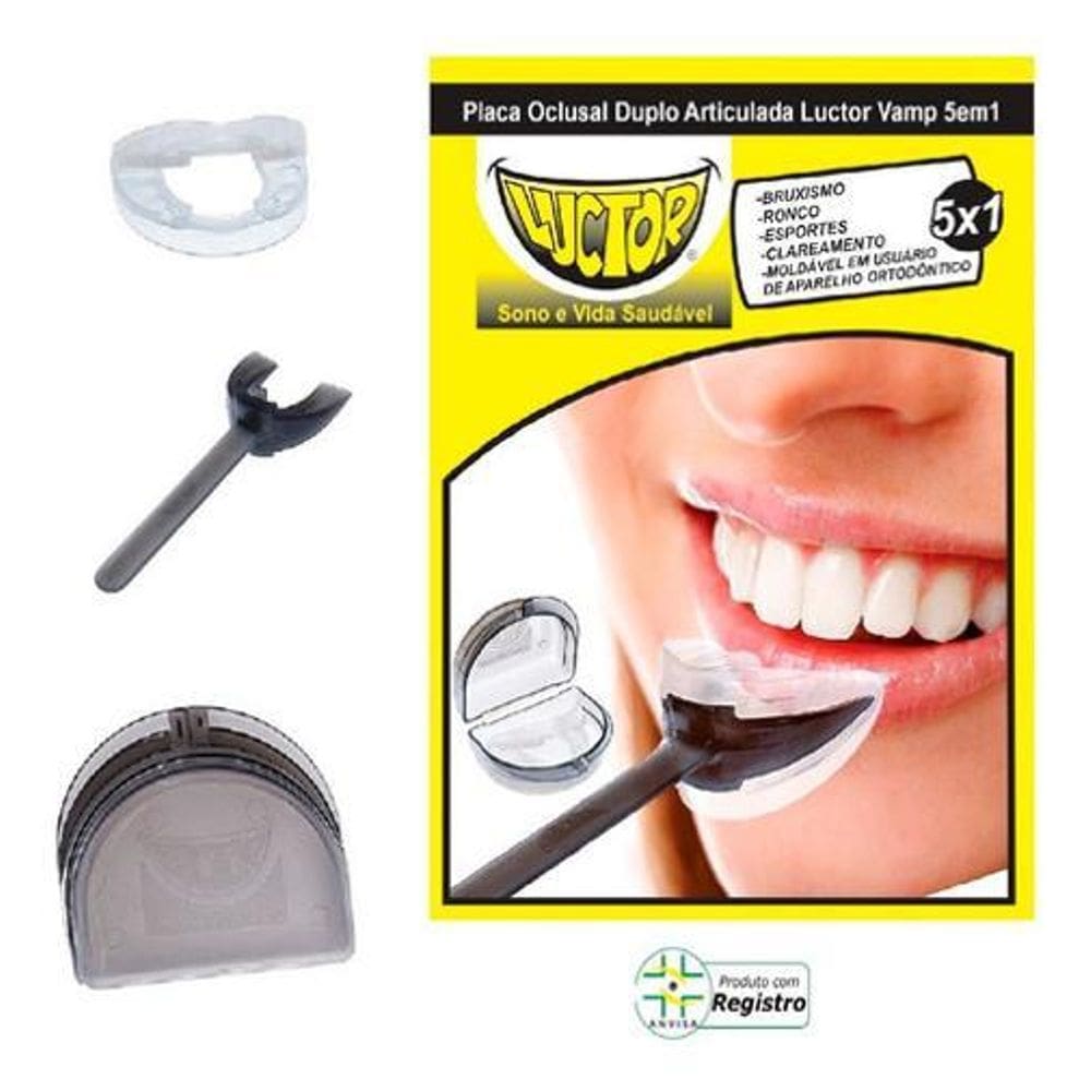 Placa Para Bruxismo Anti Ronco Clareamento Vamp 5Em1Oferta
