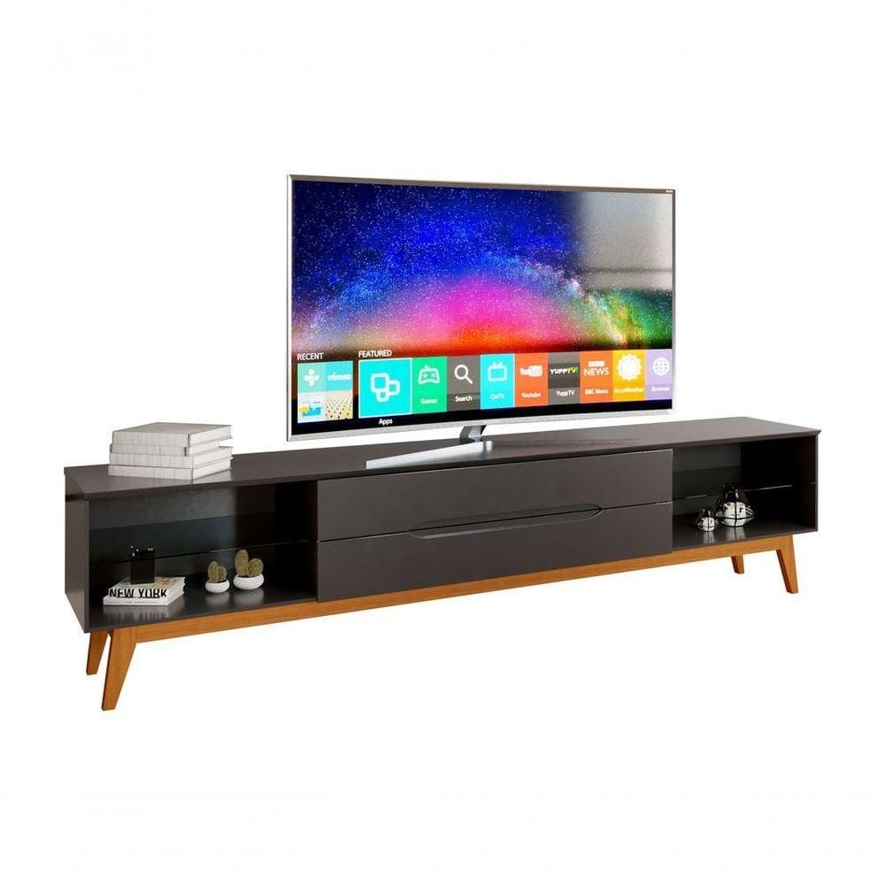 Rack Para Tv Limit 2.2 Preto - Moveisaqui