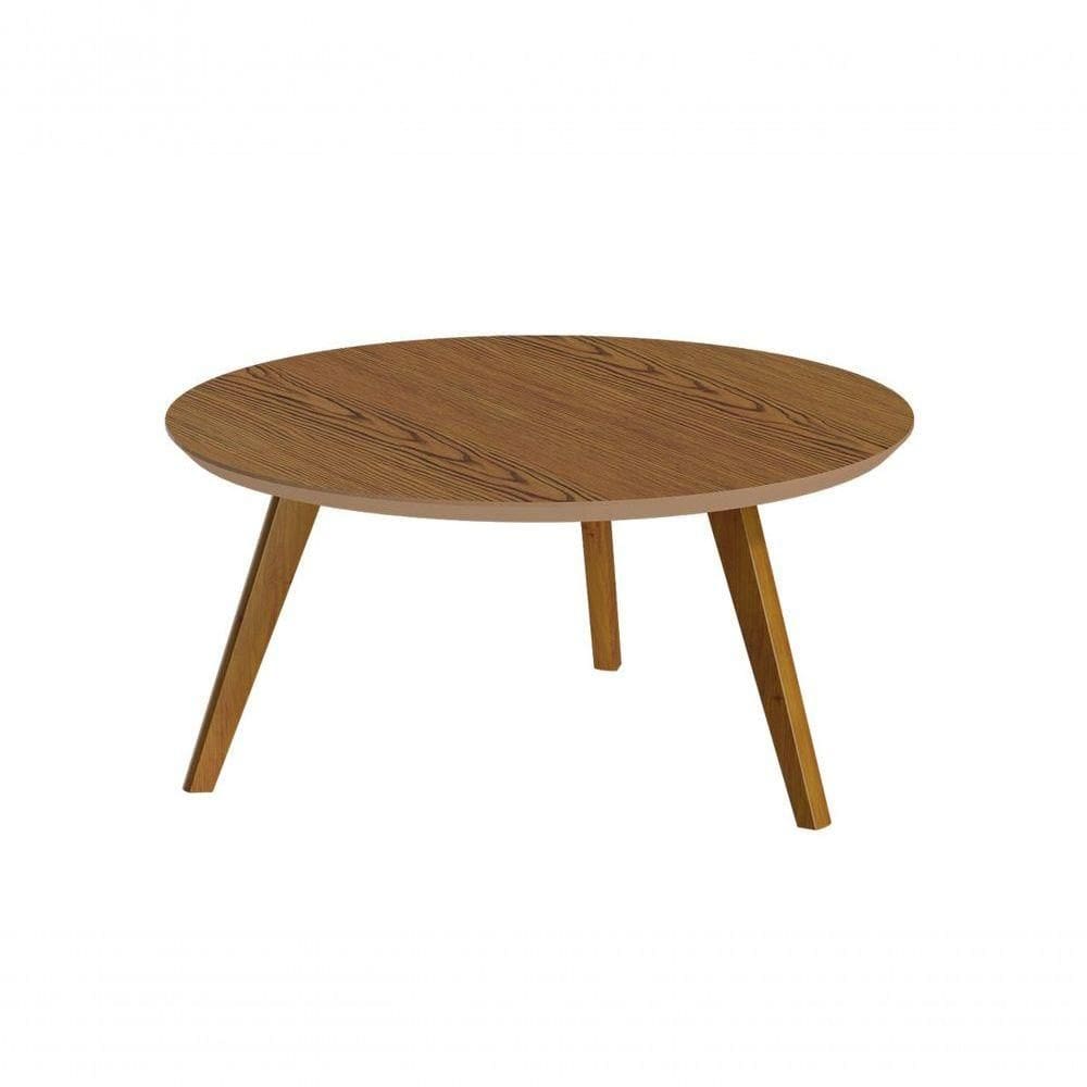 Mesa De Centro Classic Redonda Freijó - Imcal Móveis