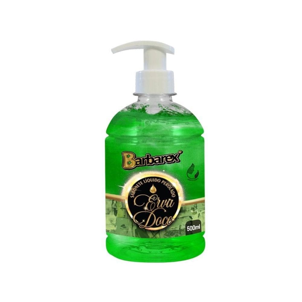 Sabonete 500Ml Pump Barbarex - Erva Doce