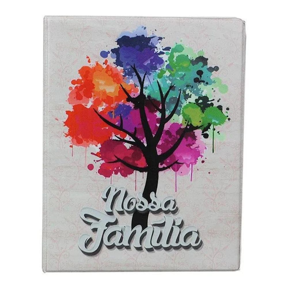 2X Álbum Fotográfico Nossa Família Para 500 Fotos 10X15