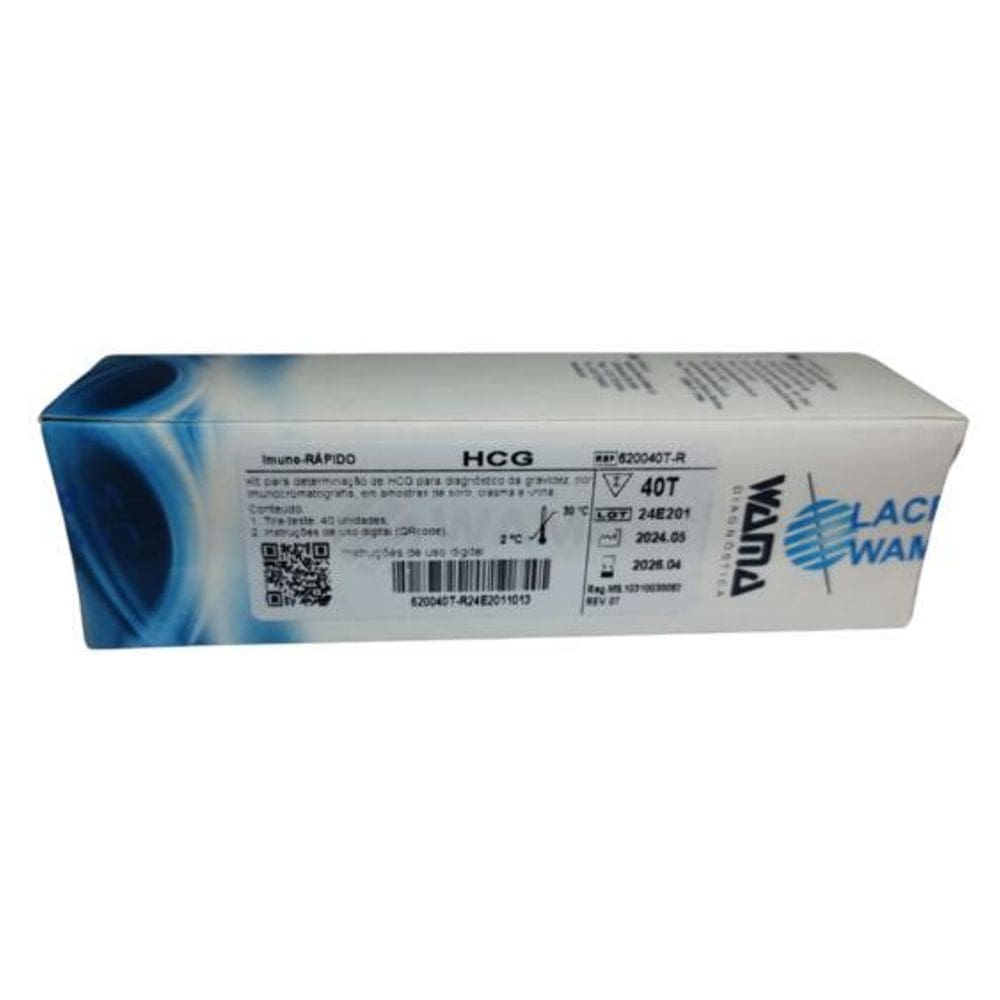 Imunorapido Hcg Em Tiras 40 T - Wama