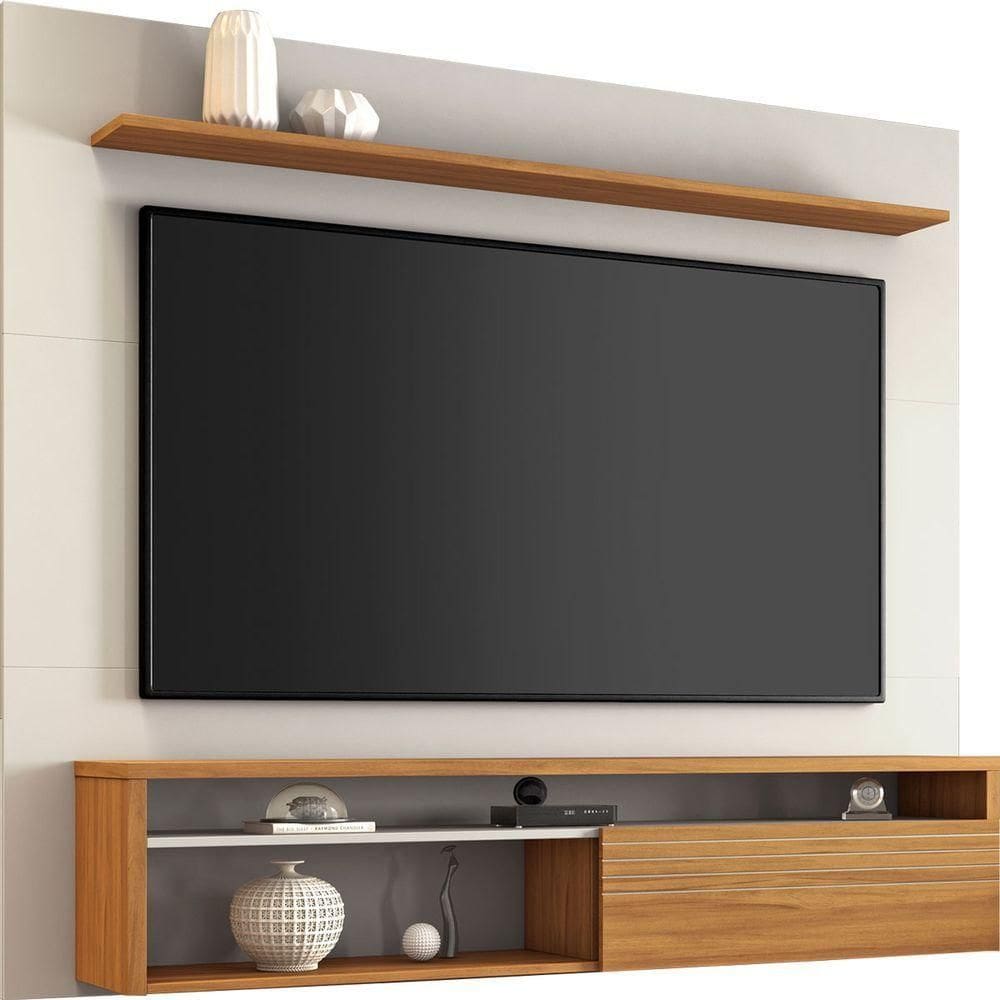 Painel Para Tv Nt 1100 Off White Com Freijó - Notável