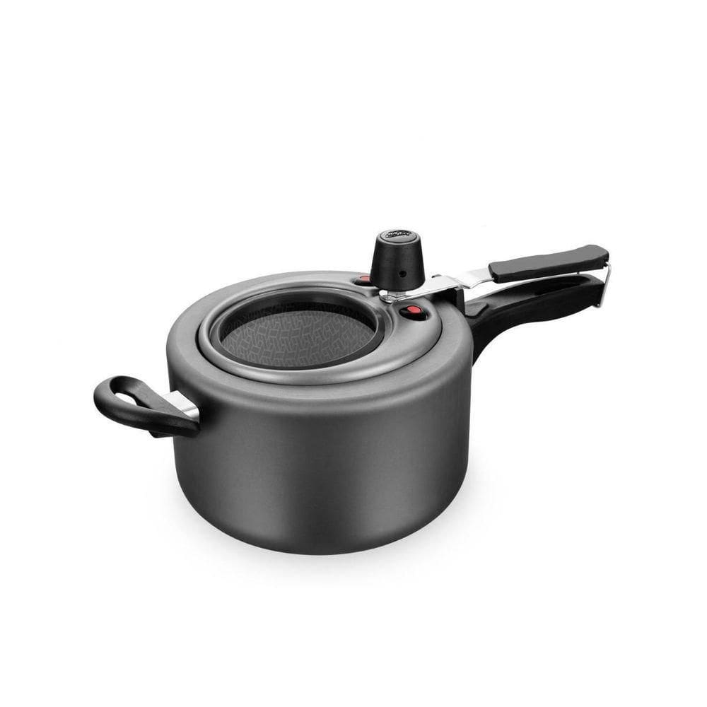 Panela De Pressão Grafite 3,0L Com Visor De Vidro Mta 6022