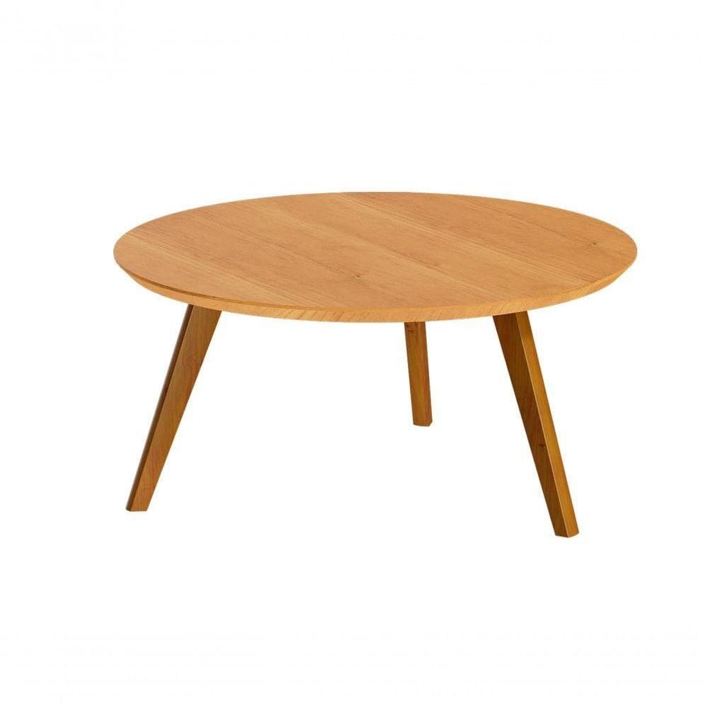 Mesa De Centro Classic Redonda Nature - Imcal Móveis