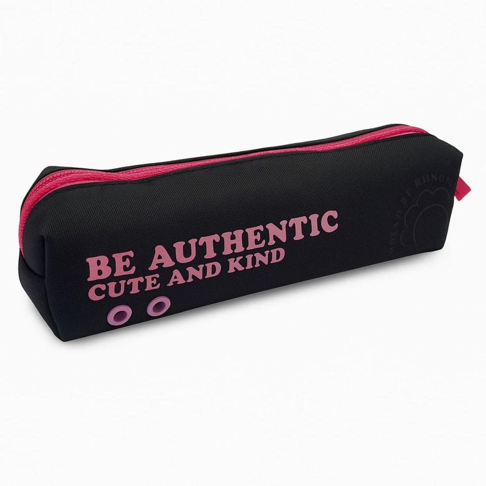 Estojo Simples Escolar Feminino Clio Preto Ref. Mf24712