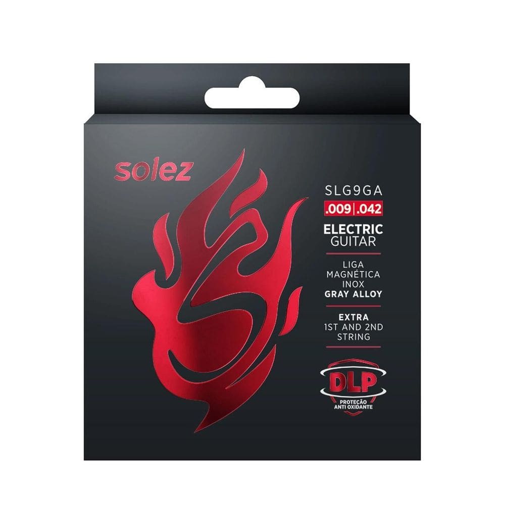Encordoamento Solez Guitarra 009 042 Slg9 Ga 2 Cordas Extras