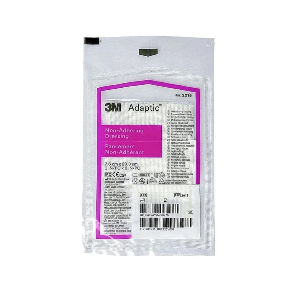 Curativo Não Aderente Adaptic 7,6 X 20,3Cm 3M