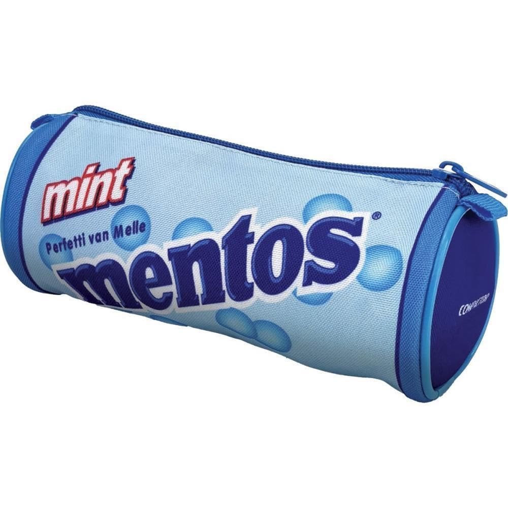 Estojo Simples Mentos Mint Redondo Azul 5 Unid - Compactor