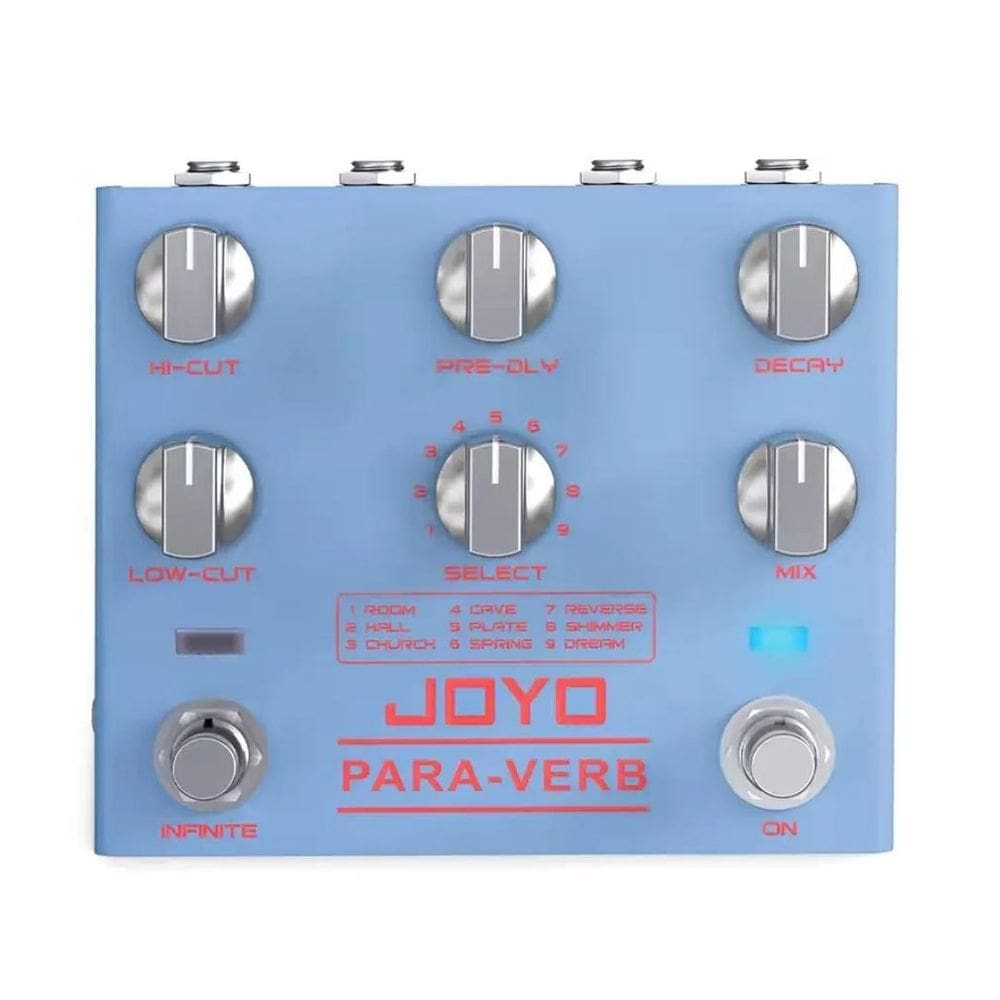 Pedal Guitarra Multi Reverb Joyo Estéreo Para-Verb R-31