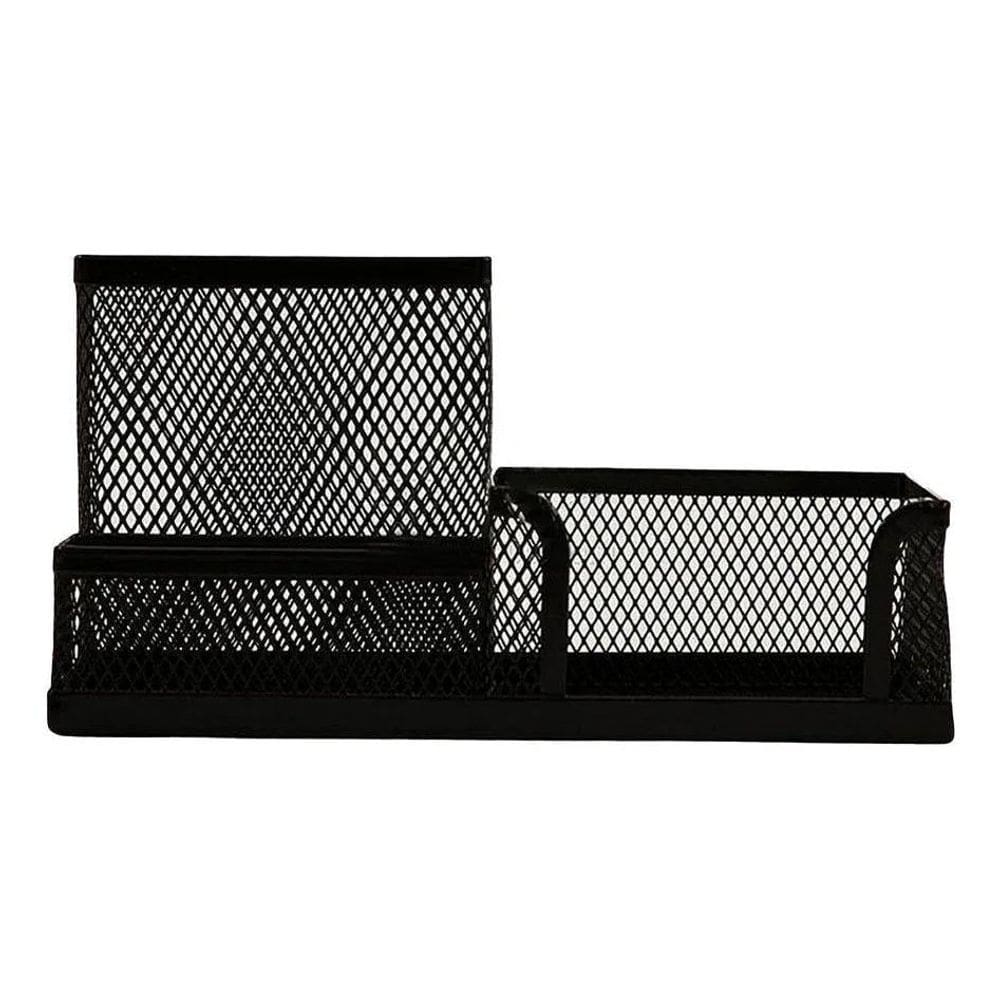 2X Organizador De Mesa Aramado Saz Comércio 3 Compartimentos