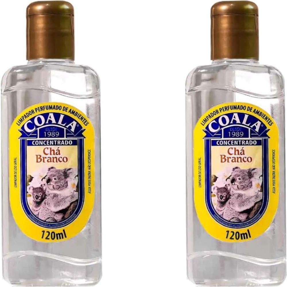 Kit 2 Limpador Perfumado Ambientes 120Ml Coala Fragrâncias