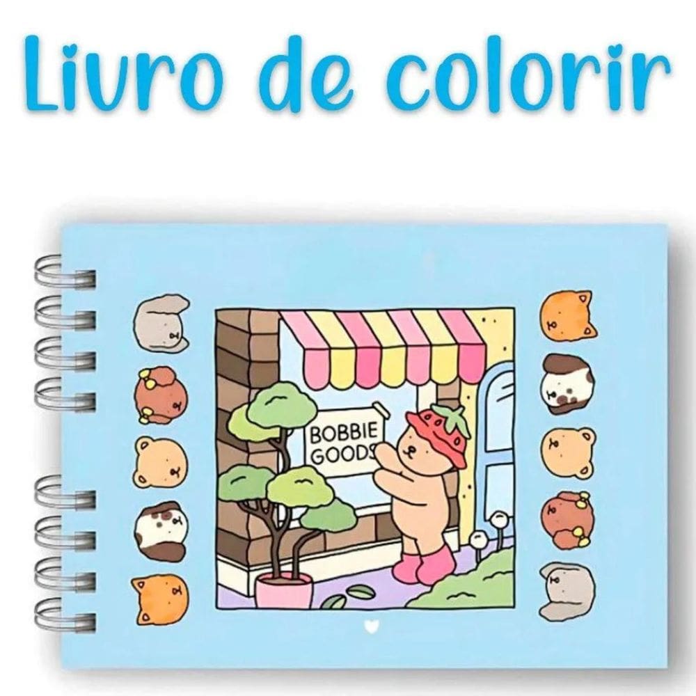 Livro De Colorir Bobbie Goods Capa Dura 2025