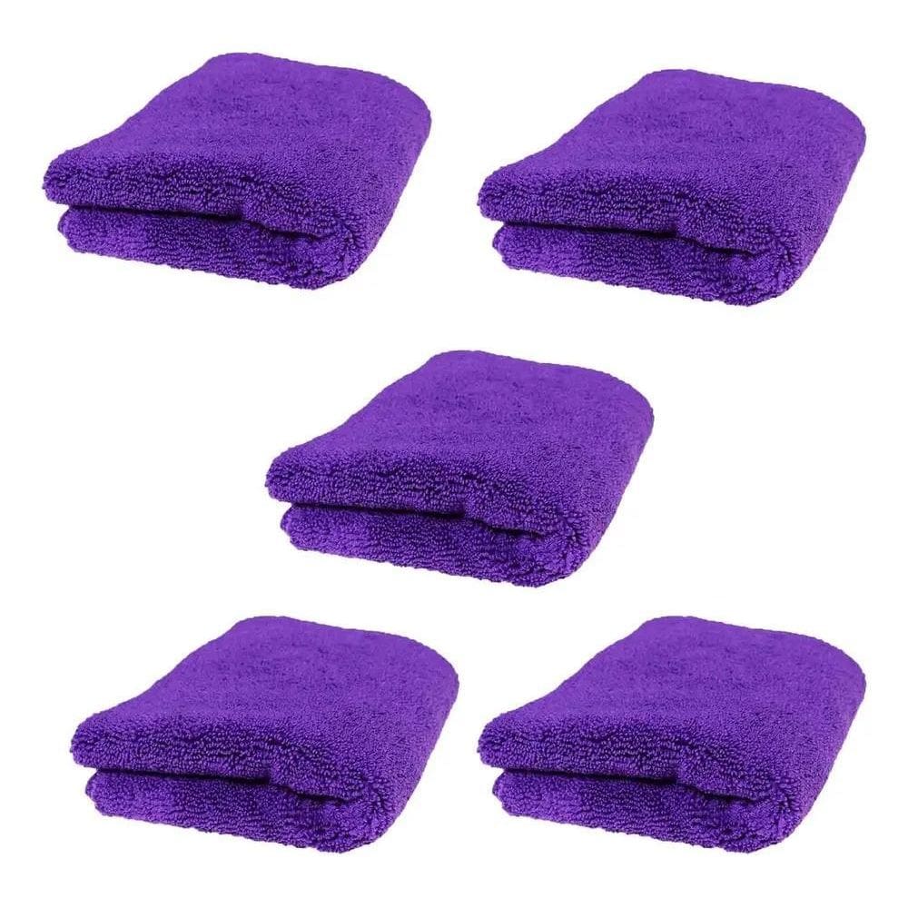2X Kit 5 Microfibra Toalha Pano Super Macio Zacs 40X60Cm 350