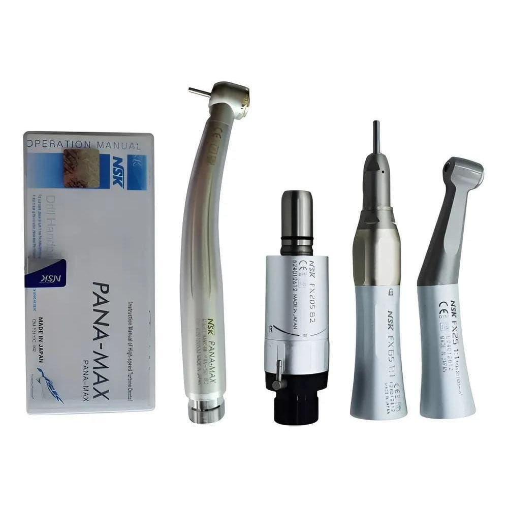 2X Kit Nsk Caneta Alta Led/Baixa Rotação/Push Button - 1 Ano