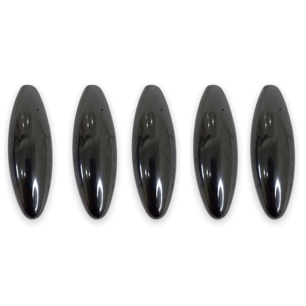 Pedra Hematita Imantada Magnética Massagem 5 Unidades