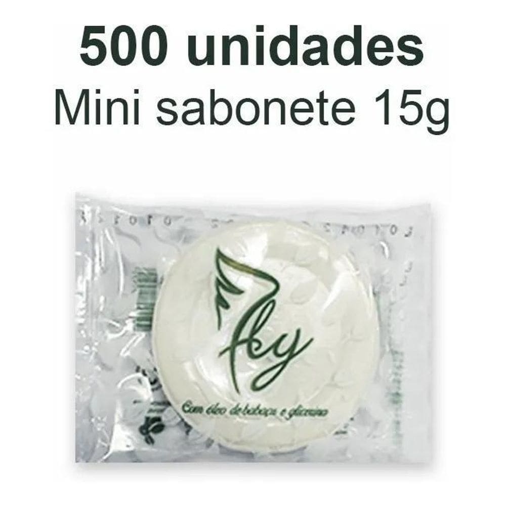 2X Kit 500 Mini Sabonete 15G Pousada Hotel Motel Airbnb Doaç