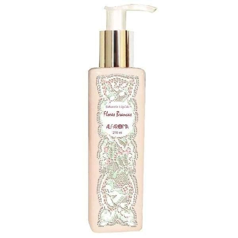Sabonete Líquido Flores Brancas 210Ml - Alfaroma