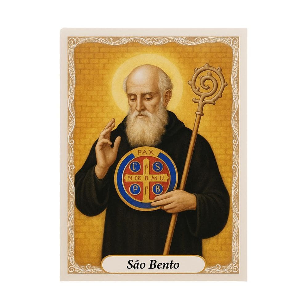 Folheto De Orações Santos Da Fé 9 Cm 100 Unidade