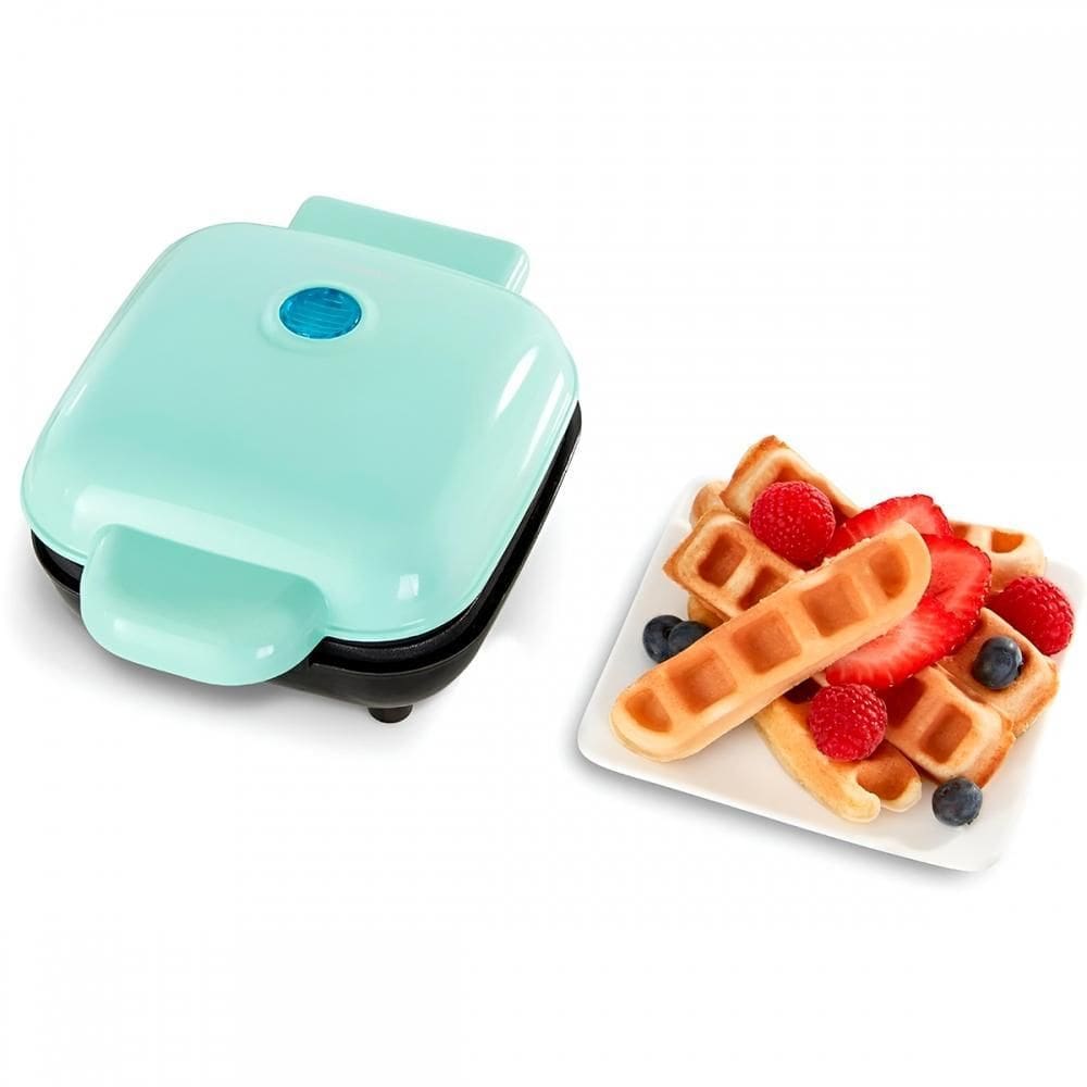 Mini Máquina Waffle Quadrada 110V Antiaderente - 4 Porções
