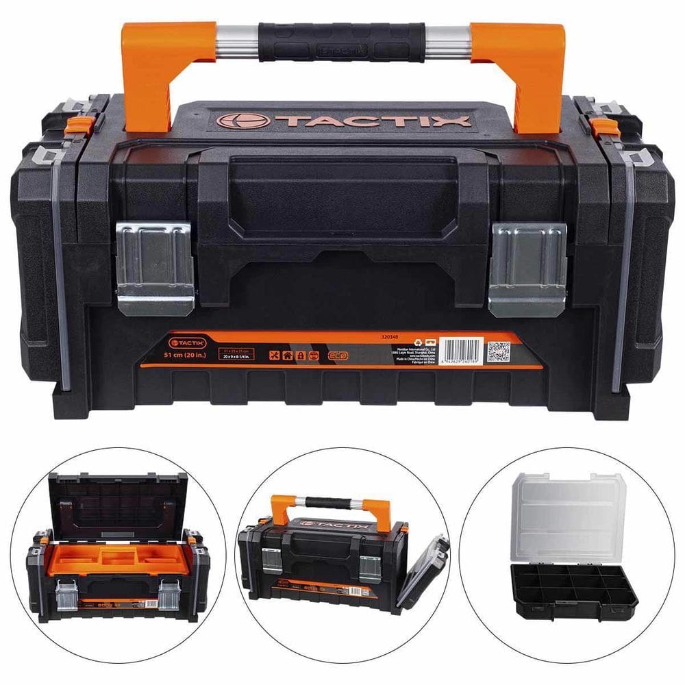 Caixa De Ferramenta Organizador Lateral 50,8Cm 20`` - Tactix
