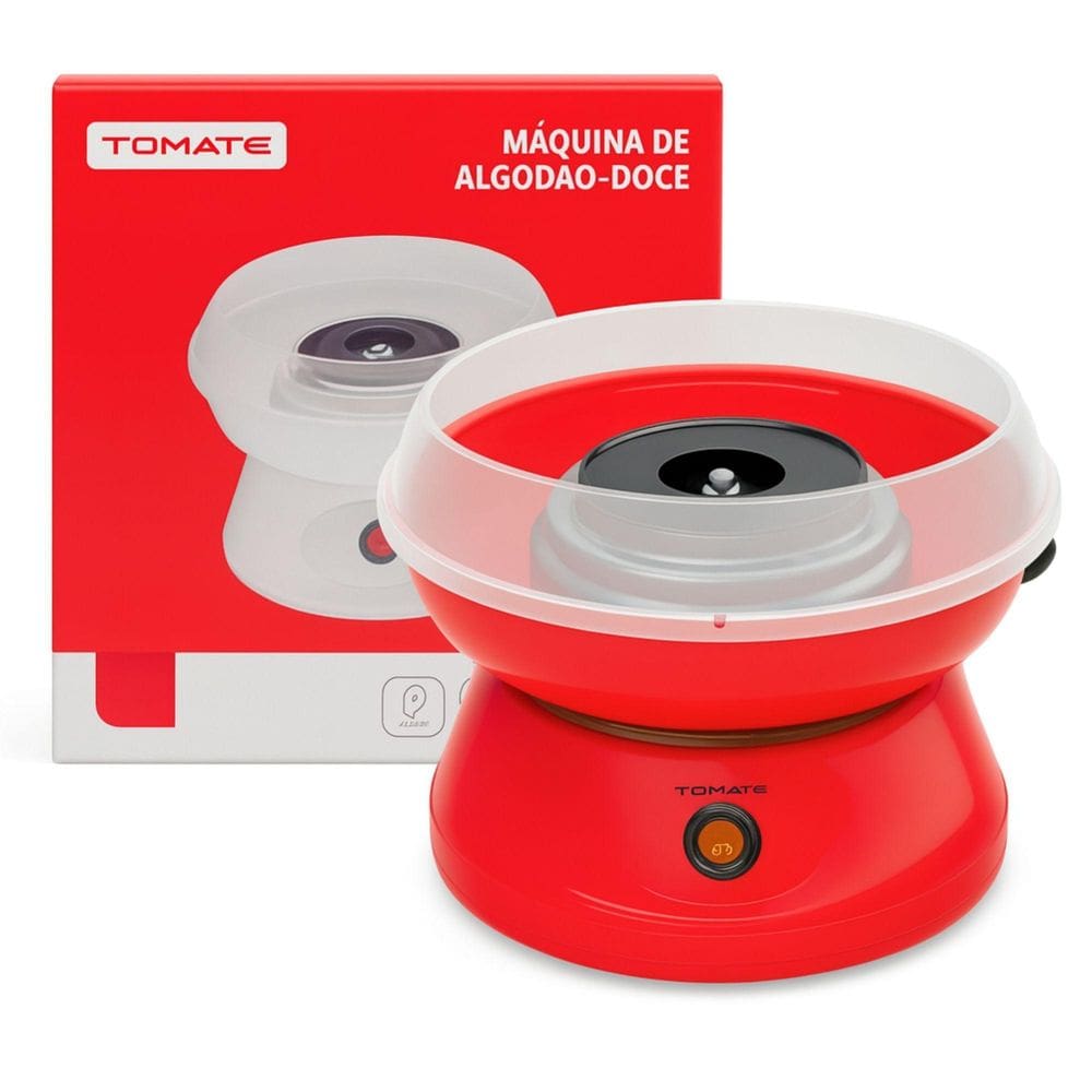 Mini Maquina De Algodão Doce Festa Animação Portátil 127V