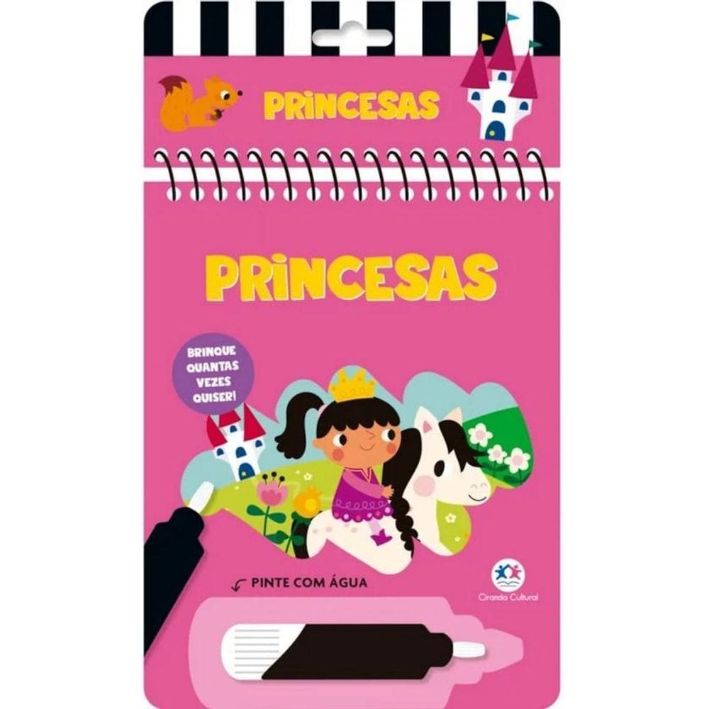 Colorindo Com Água - Princesas