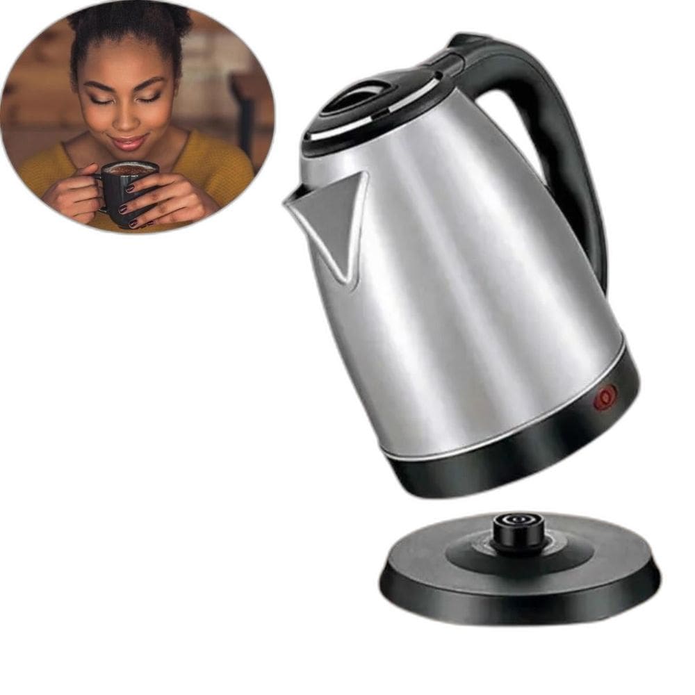 Chaleira Elétrica 1,8 Litros Ferve Água Ideal Para Cozinha