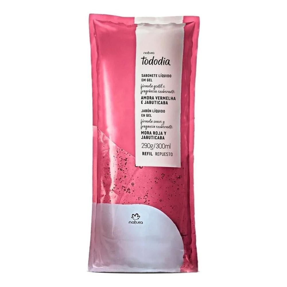 2X Refil De Sabonete Corporal De Amora Vermelha E Jabuticaba