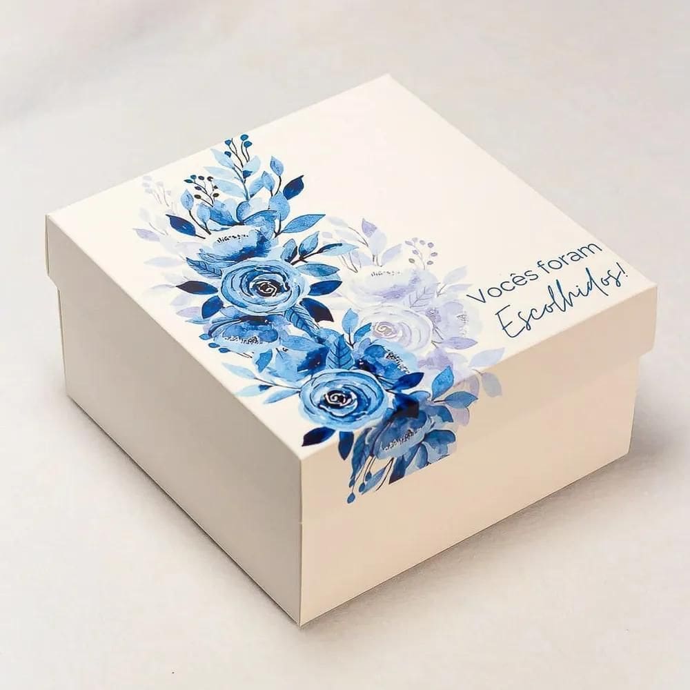 2X Caixa Personalizada Convite Para Padrinhos Casamento