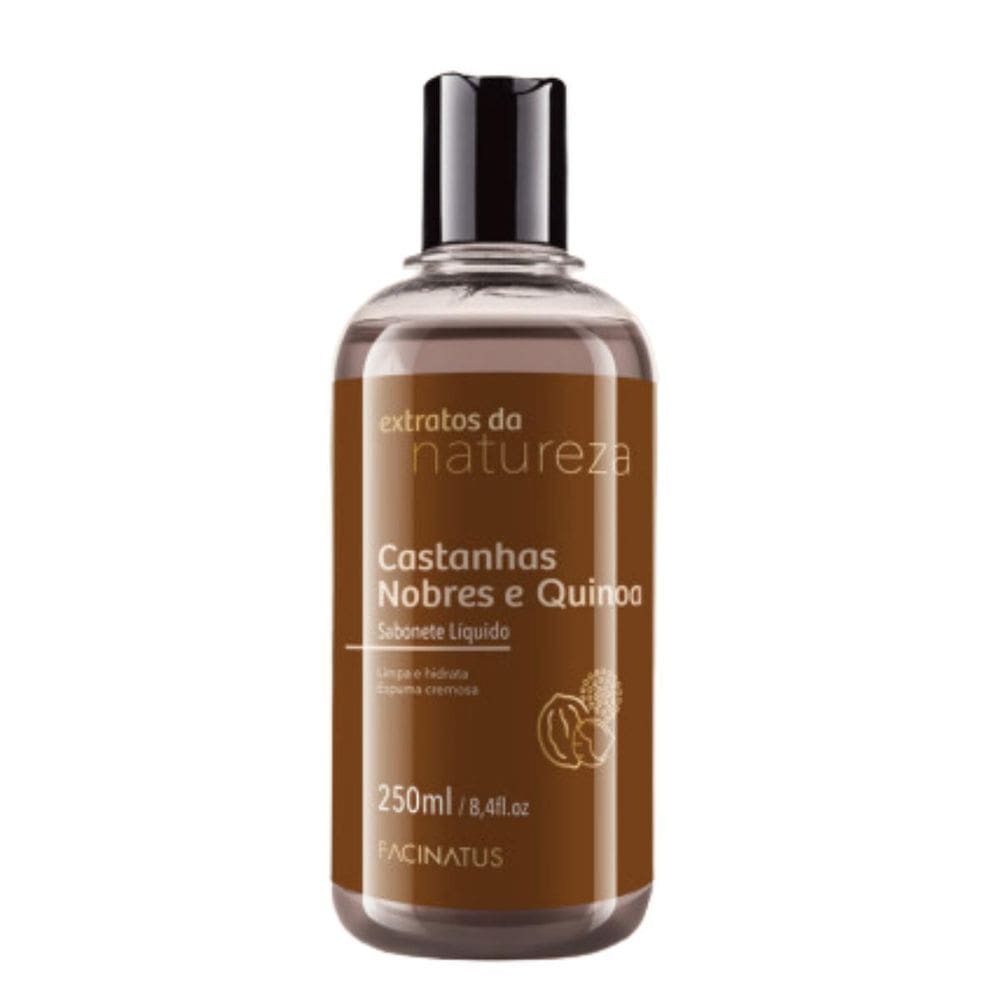 Sabonete Liquido Castanhas Nobres E Quinoa 250Ml Facinatus