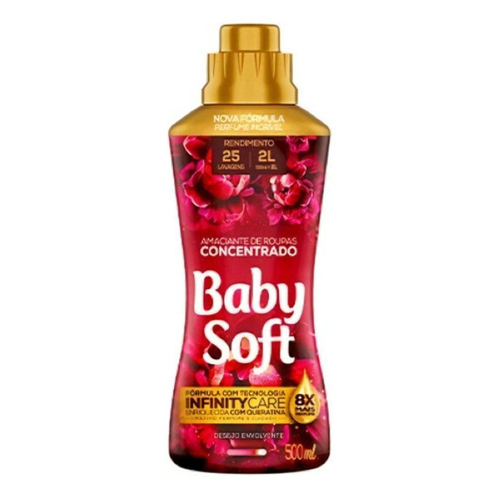 Amaciante Baby Soft Conc Tq Envolvente - Vermelho 500Ml