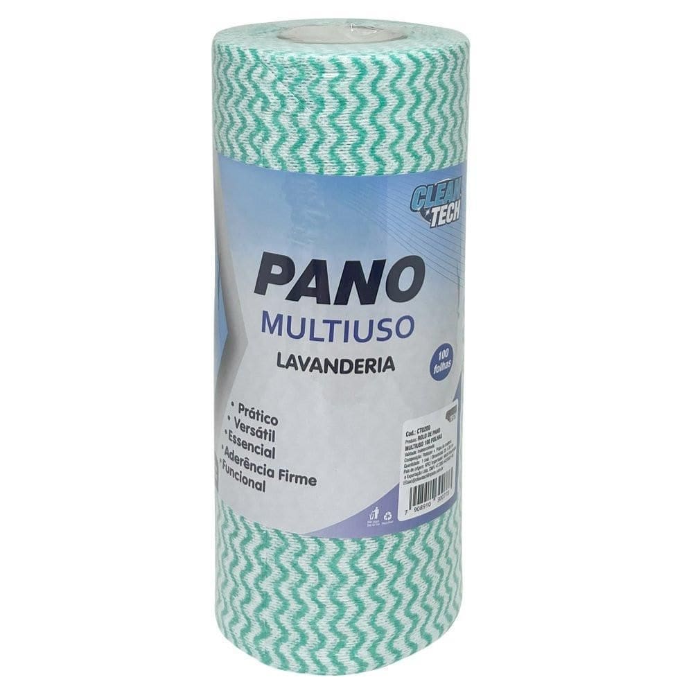 Rolo De Pano Multiuso Lavanderia 100 Folhas