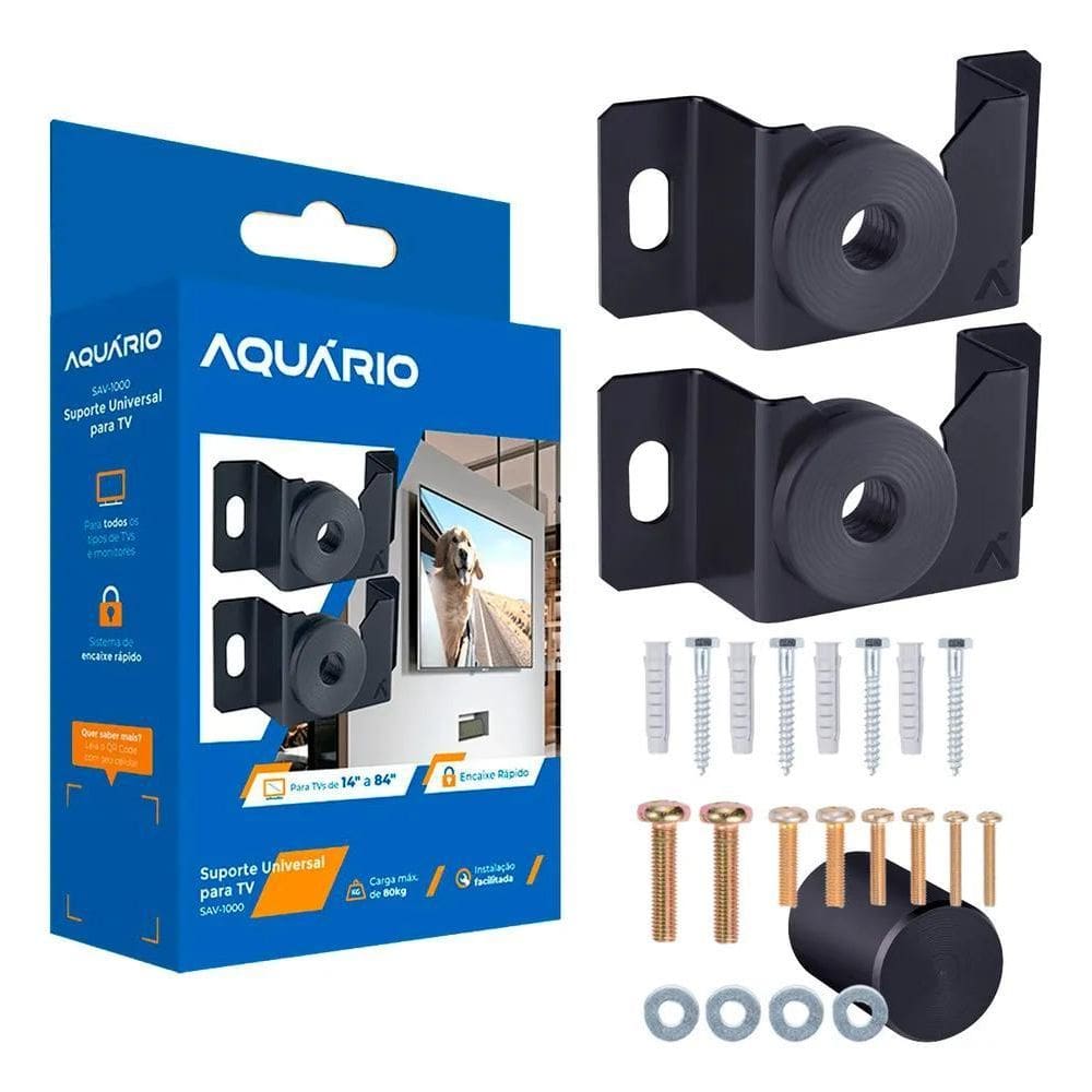 2X Suporte Universal Fixo Painel Tv Led Lcd 14 À 84 Polegada