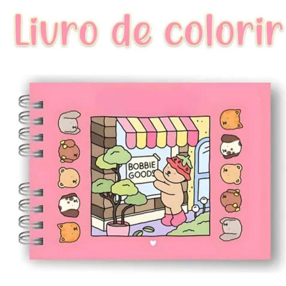 Capa Dura Livro Bobbie Goods Colorir Crianças E Adulto