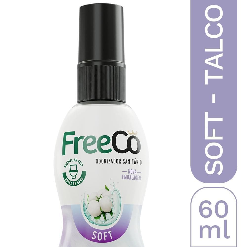 Freecô Bloqueador De Odores Sanitários - Soft Talco 60Ml