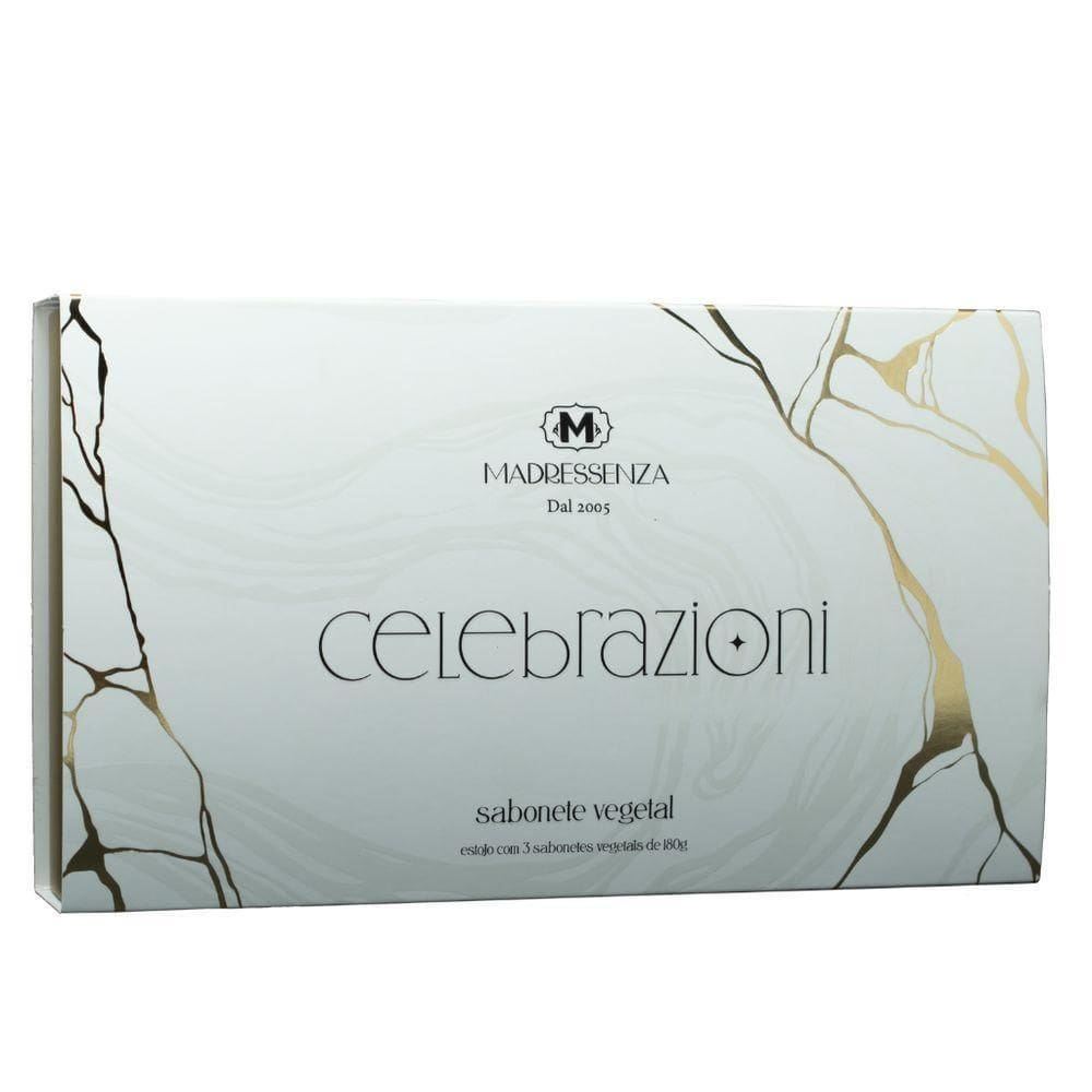 Estojo Sabonete Celebrazioni 3 Un/180G Cada Madressenza
