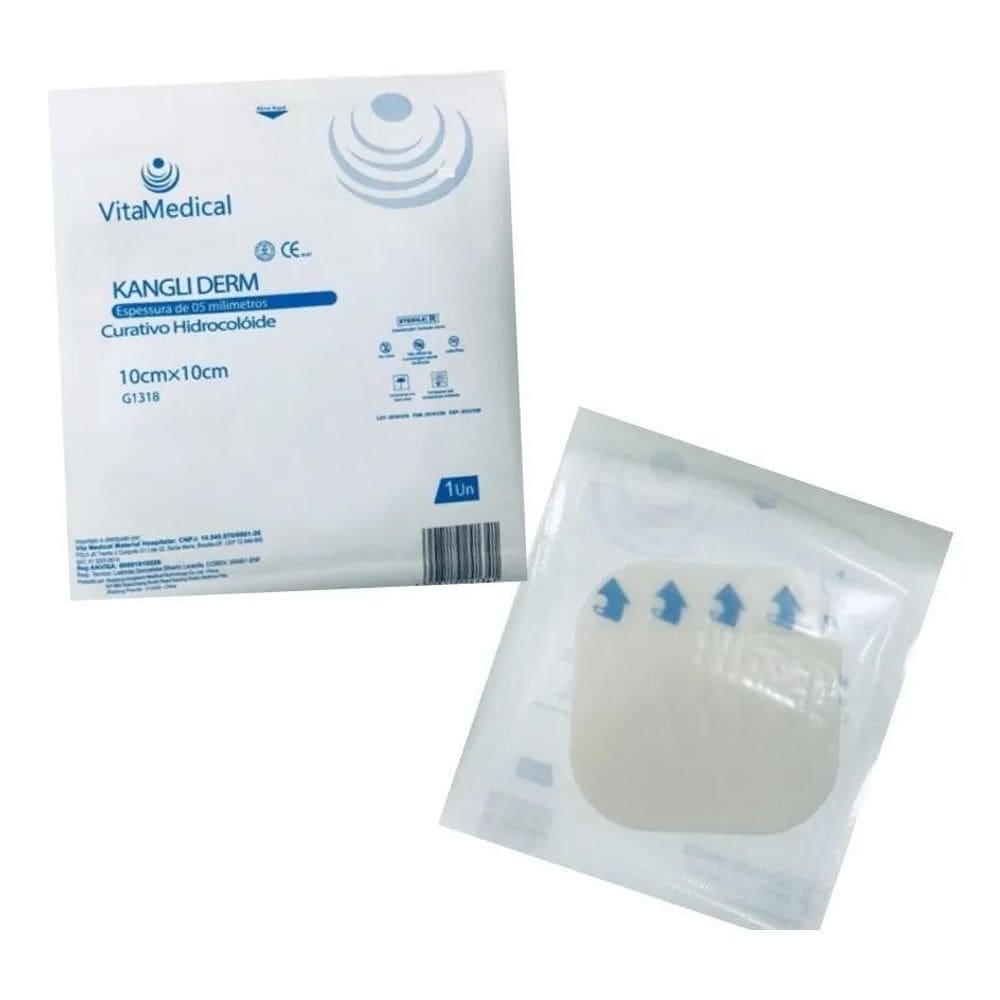 2X Hidrocoloide Curativo Sem Borda Feridas / Escaras - 01 Pl