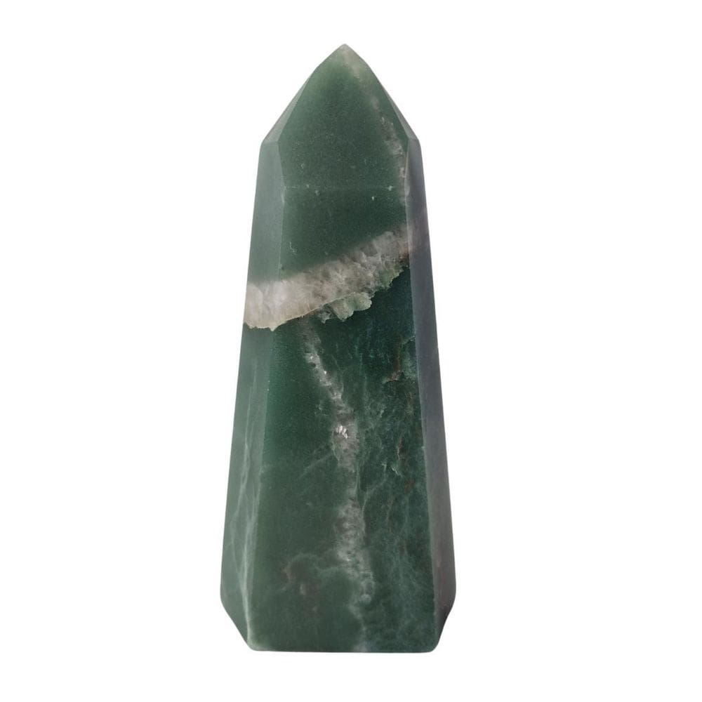 Pedra Natural Ponta Aventurina Verde Misto 1,1 Kg