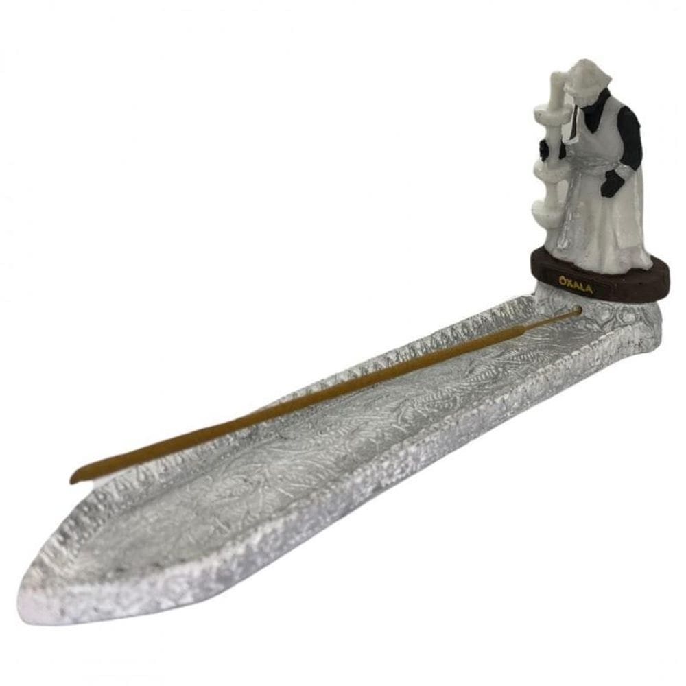 Incensário Régua Orixá Em Resina 24 Cm - Escolha A Cor