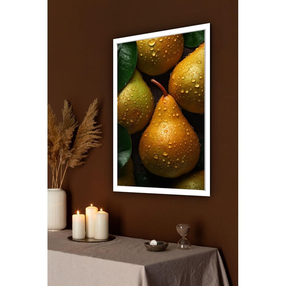 Quadro Decorativo Fotografia Pêras - 70X50Cm