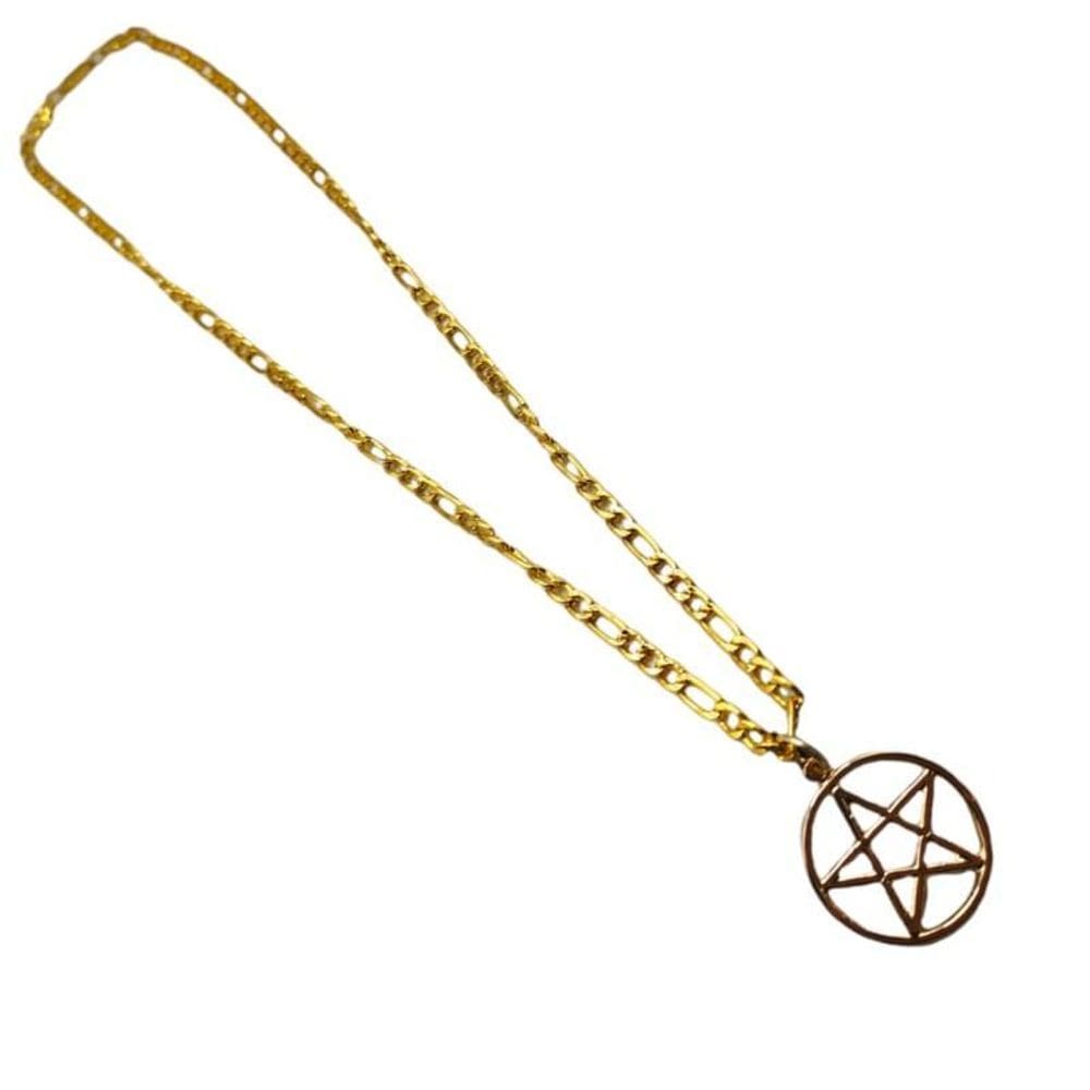 Corrente Em Metal Wicca Bruxa - Escolha Seu Pingente