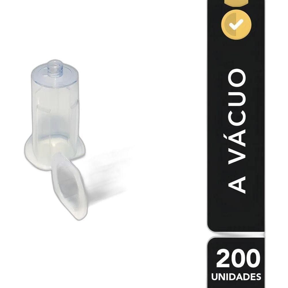 2X 200 Adaptadores De Agulha Para Coleta De Sangue A Vácuo