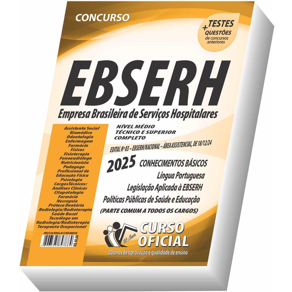 Apostila Ebserh - Área Assistencial - Parte Comum Aos Cargos