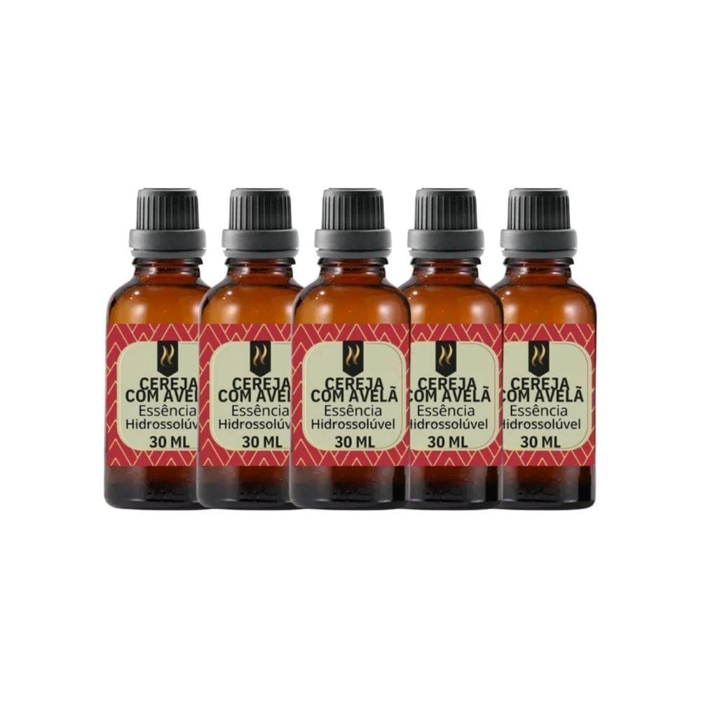 Super Kit 5 Essências A Base Água Hidrossolúvel 30Ml Difusor